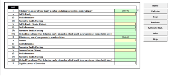 New Schedule 80D