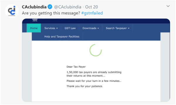  Did you also face a technical failure while filing GSTR-3B for September 2020