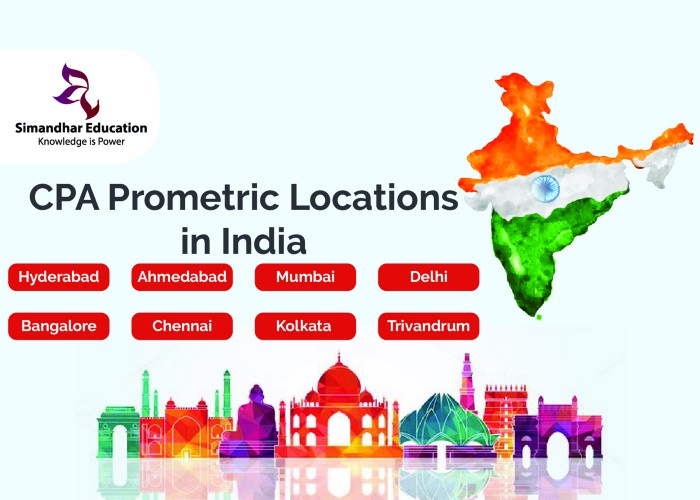 CPA Prometric Locations in India