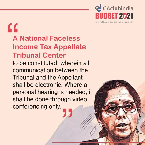 National Faceless Income Tax Appellate Tribunal Centre to be established