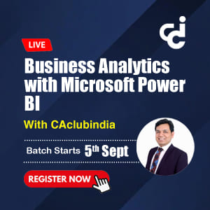 2 Days Certification Course on Business Intelligence with Power BI with CA Deepak Gupta