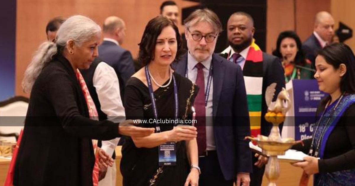 FM Sitharaman Calls for Technology-Aligned, Fair Tax Systems at 18th Global Forum Plenary