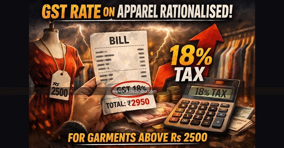 GST Rate on Apparel Rationalised  18  Tax for Garments Above Rs 2500