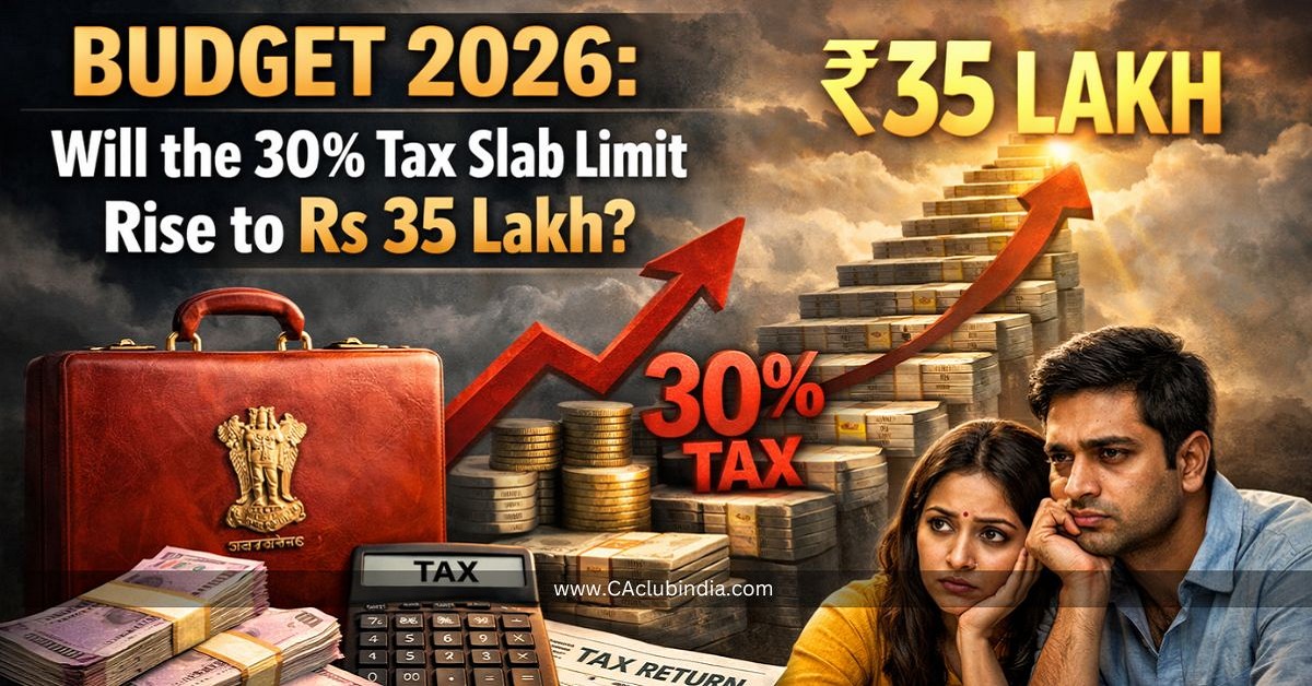 Budget 2026: Will the 30  Tax Slab Limit Rise to Rs 35 Lakh  Expert Opinions and Financial Equations
