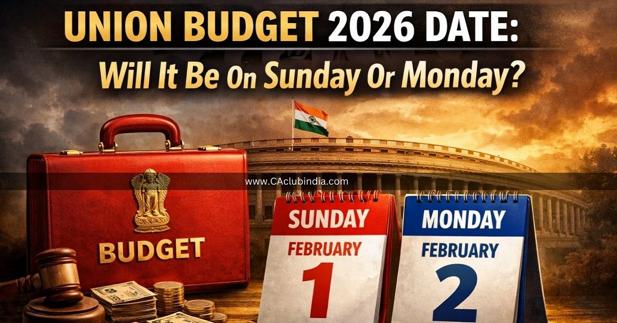 Union Budget 2026 Date: Will It Be On Sunday Or Monday  Final Timeline with Major Events
