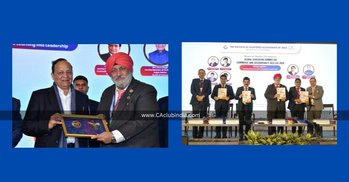 ICAI organises GES-CA 2026 to Transform Commerce Education into Future Leadership