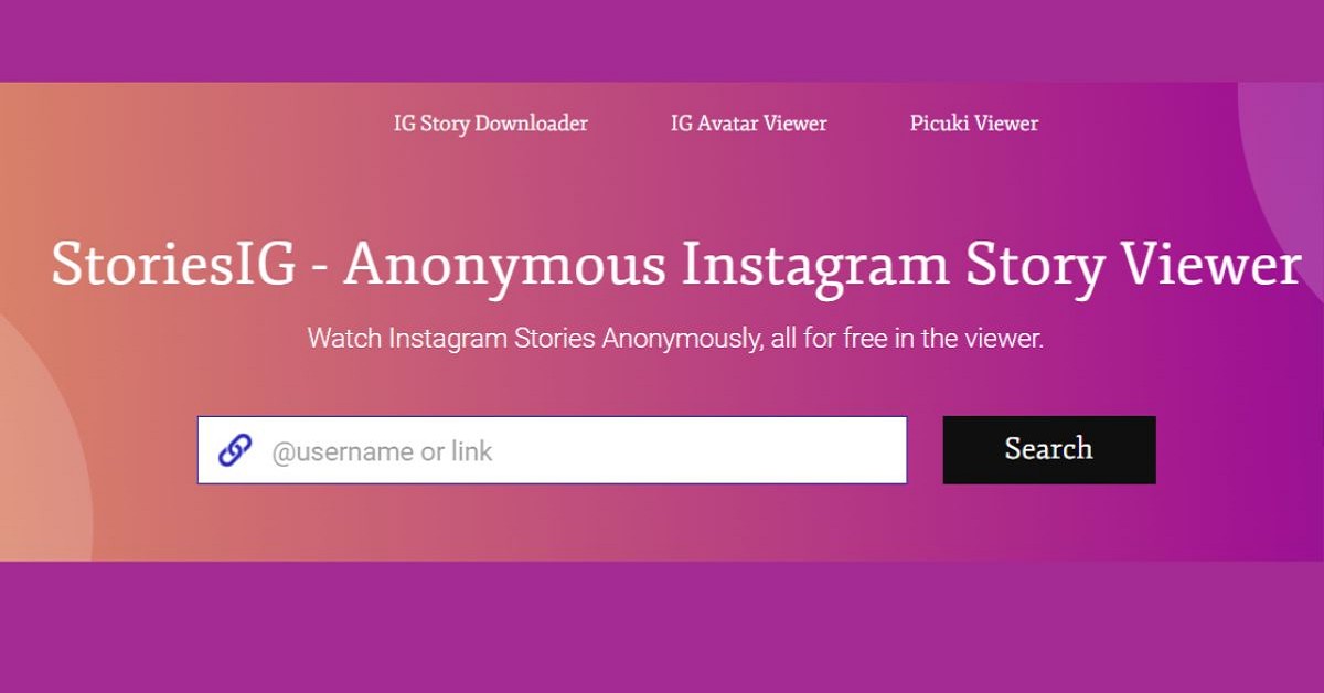 StoriesIG: A Convenient Instagram Story Viewer for Anonymous Access