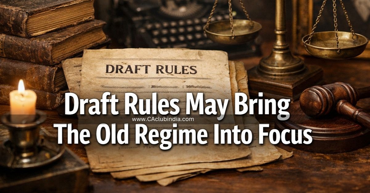Draft Rules May Bring The Old Regime Into Focus