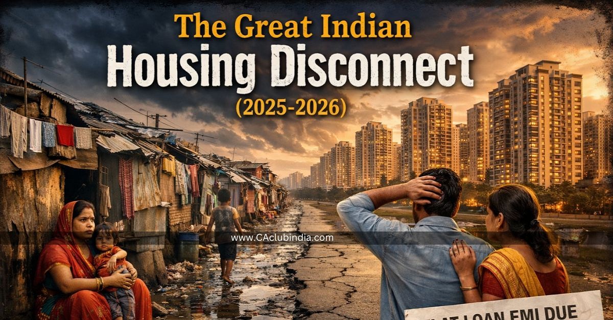 The Great Indian Housing Disconnect (2025-2026)
