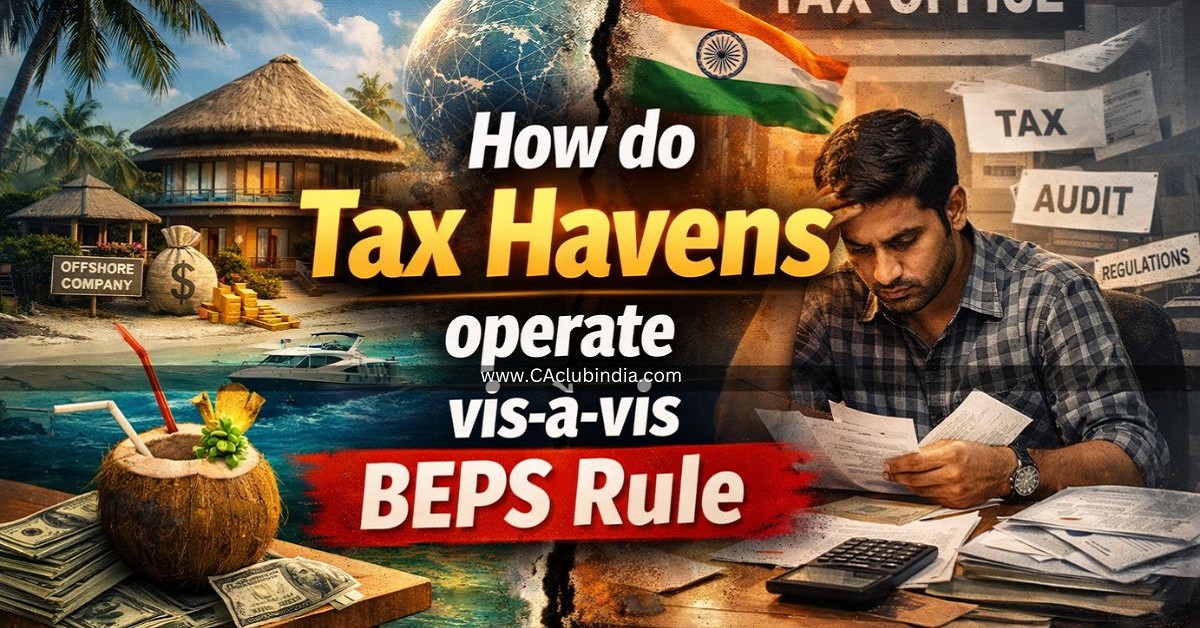 How do Tax Havens operate vis-a-vis BEPS Rule