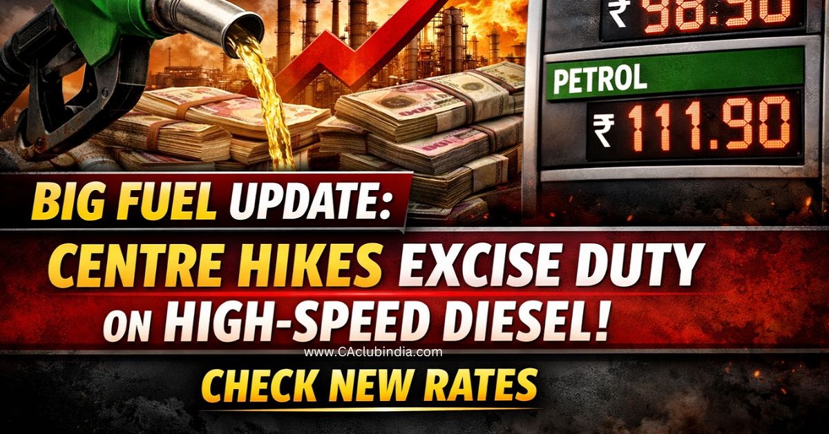 Big Fuel Update: Centre Hikes Excise Duty on High-Speed Diesel - Check New Rates