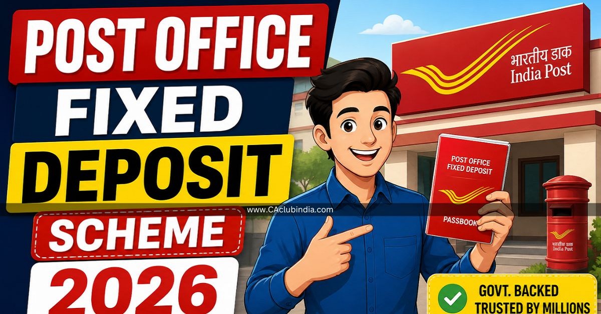 Post Office Fixed Deposit Scheme 2026: Safe Investment With High Returns