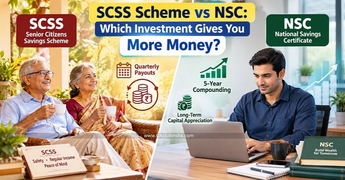 SCSS Scheme vs NSC: Which Investment Gives You More Money in 2026 SCSS Scheme vs NSC: Which Investment Gives You More Money in 2026