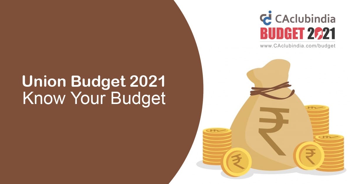 Union Budget 2021   Know your Budget