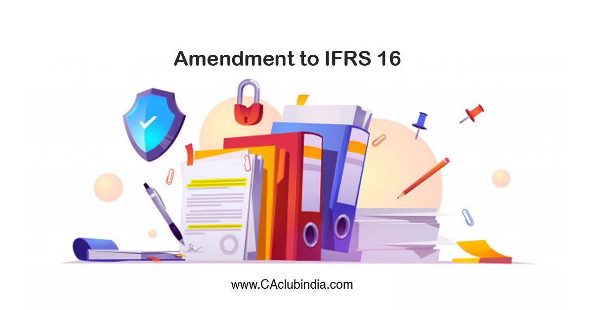 Proposed amendment to IFRS 16 by ICAI