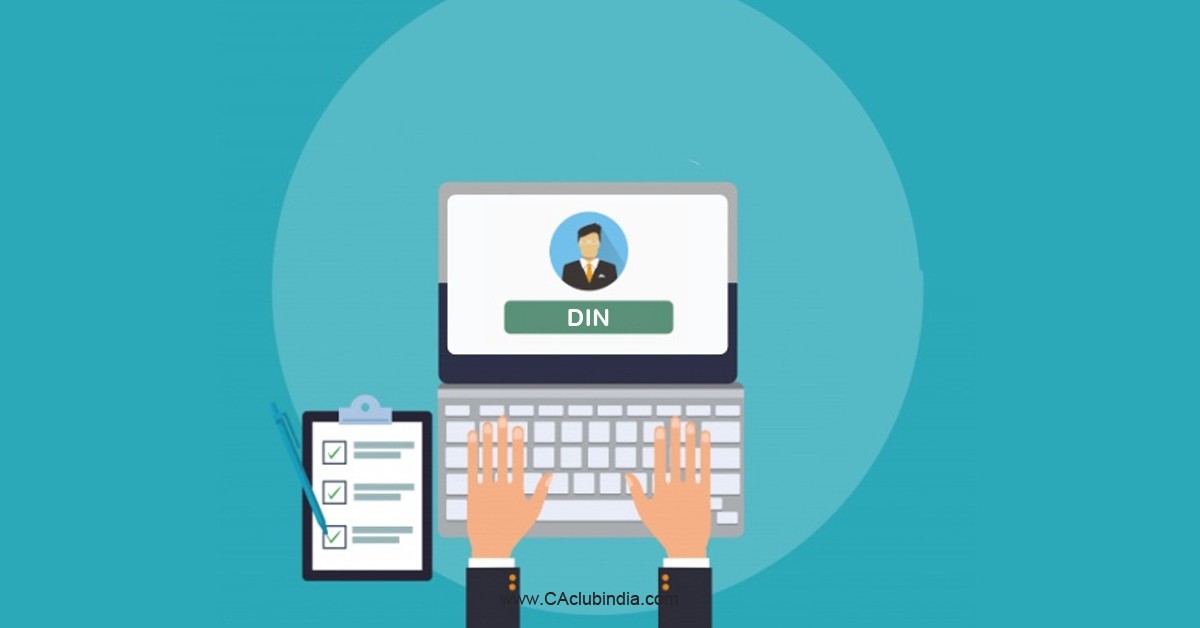 How to apply for DIN before incorporation of company