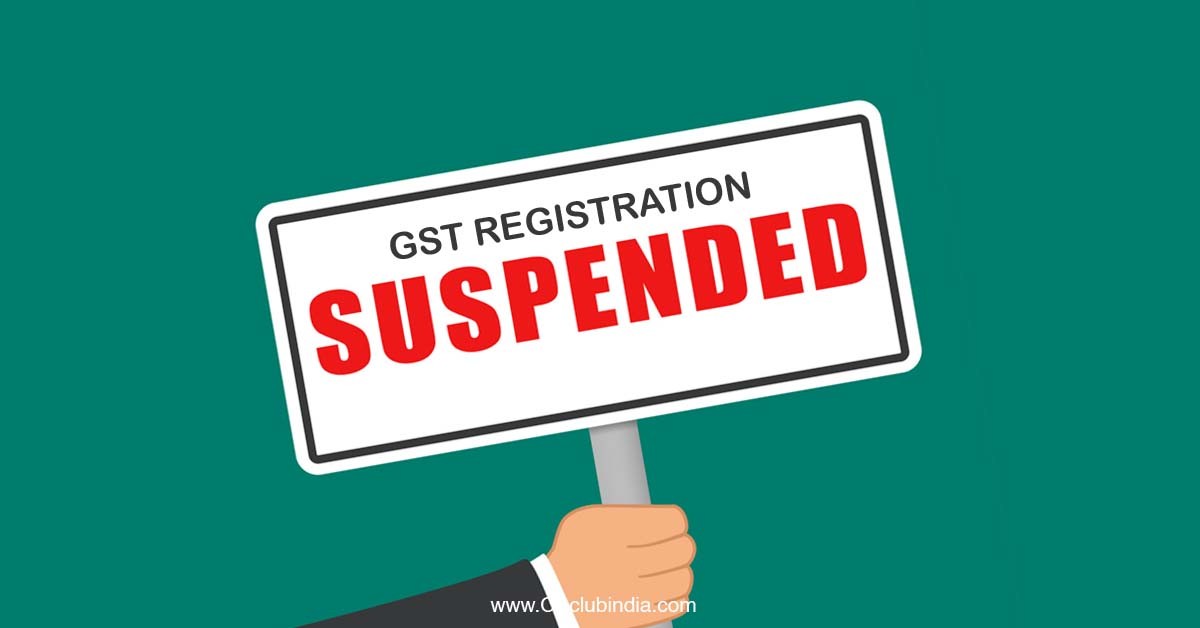 14 Reasons Why your GST registration may be suspended