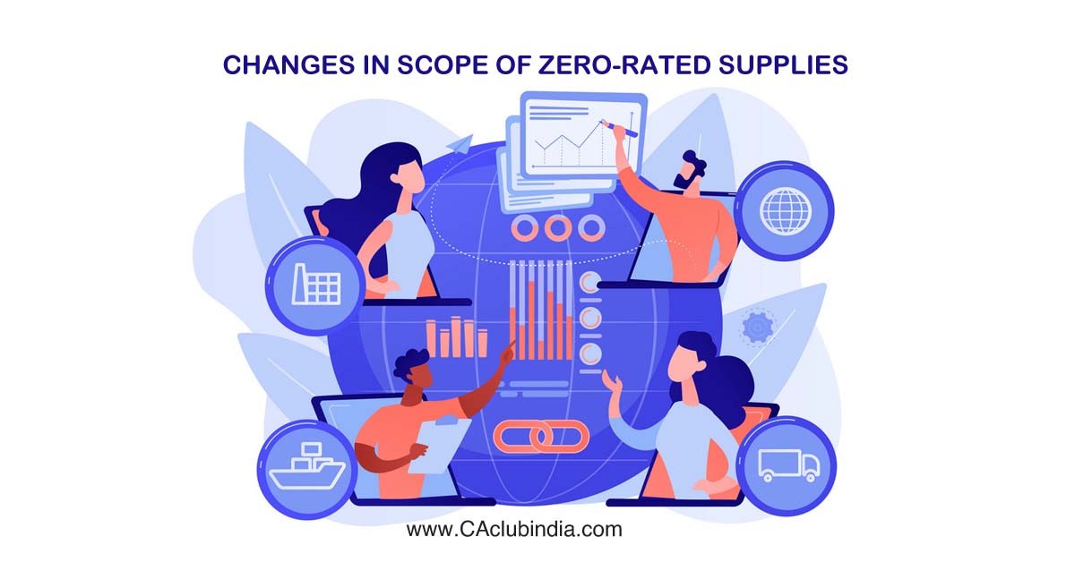 GST Charcha on Union Budget 2021: Changes in scope of zero-rated supplies