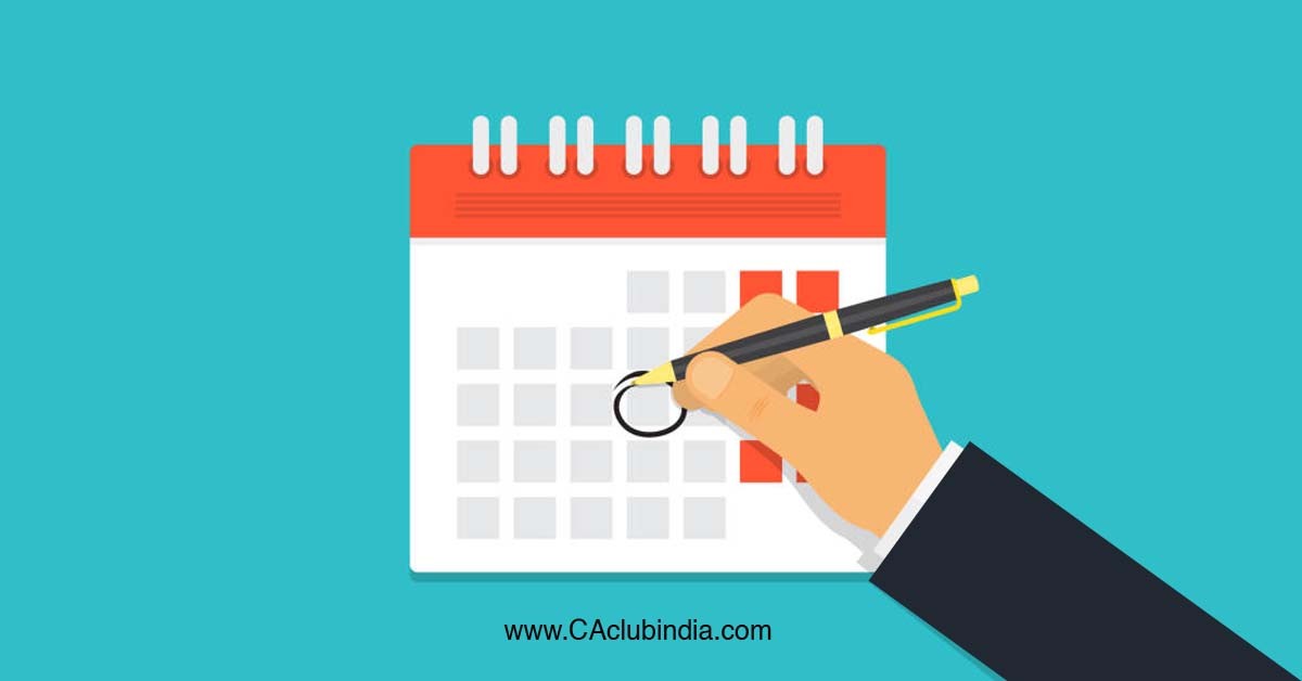 Company Law Due Date Calendar - August 2021