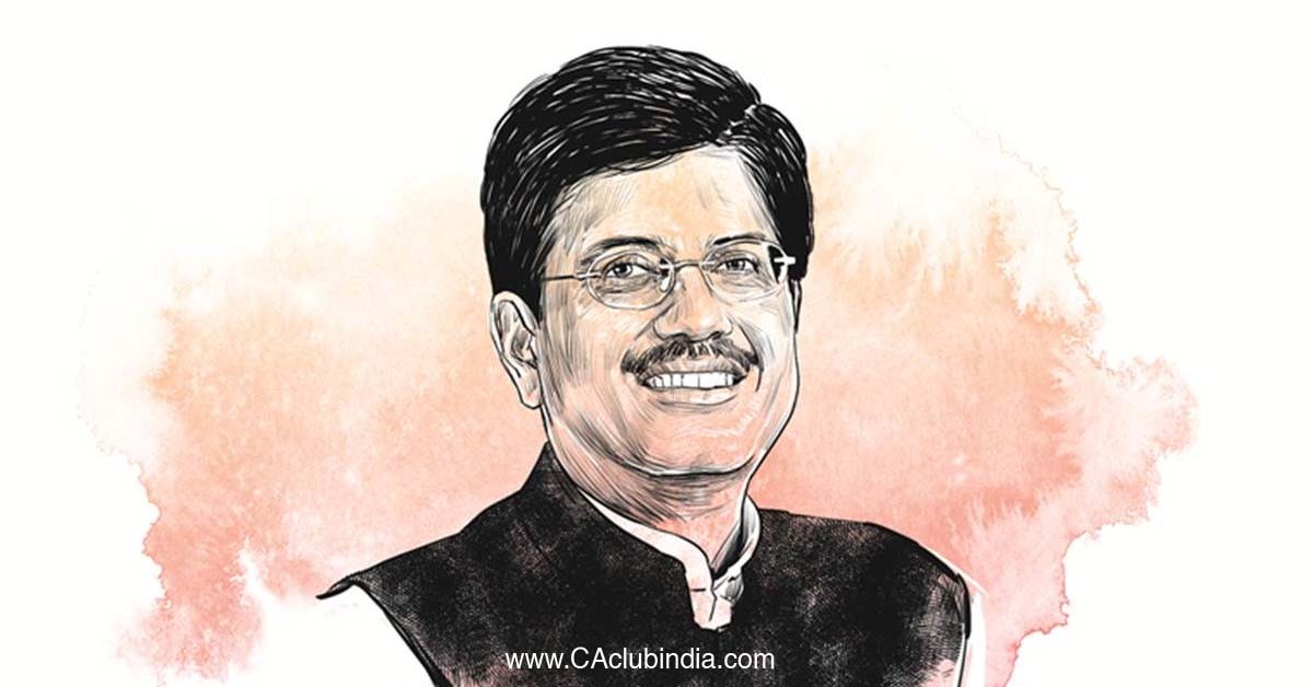 Shri Piyush Goyal calls CA fraternity to work on Mission Mode for creating standards in transparency