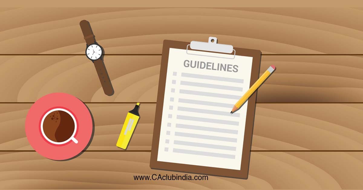 Guidelines for Exam Centres, Exam functionaries and Candidates for December 2021 CA Exams