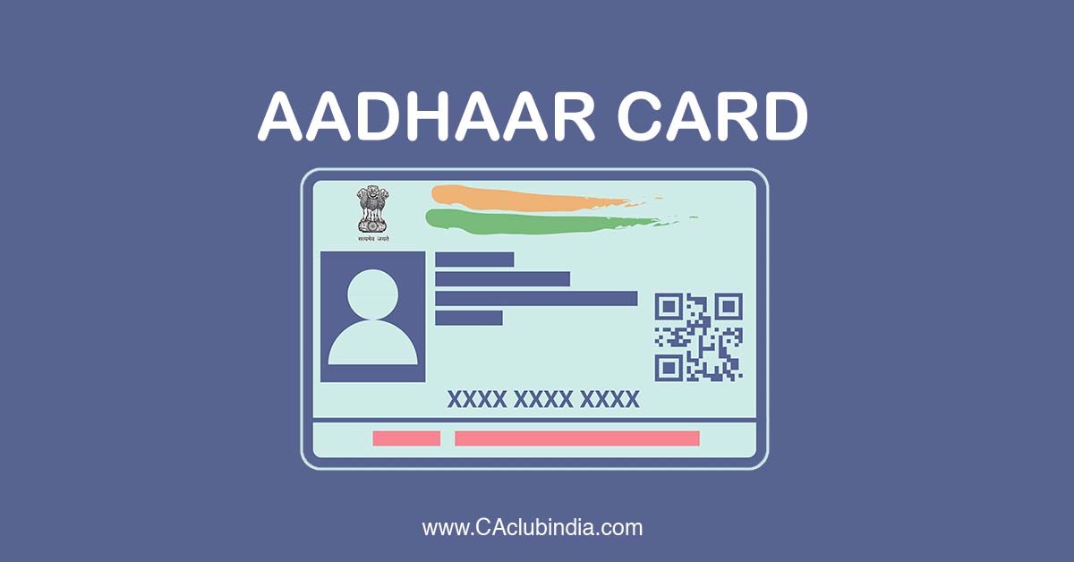 Section 142 of the Social Security Code, 2020 covering the applicability of Aadhaar notified