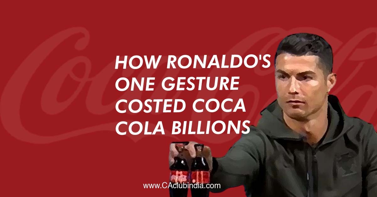 How One Gesture of Ronaldo Costed Coca Cola Billions