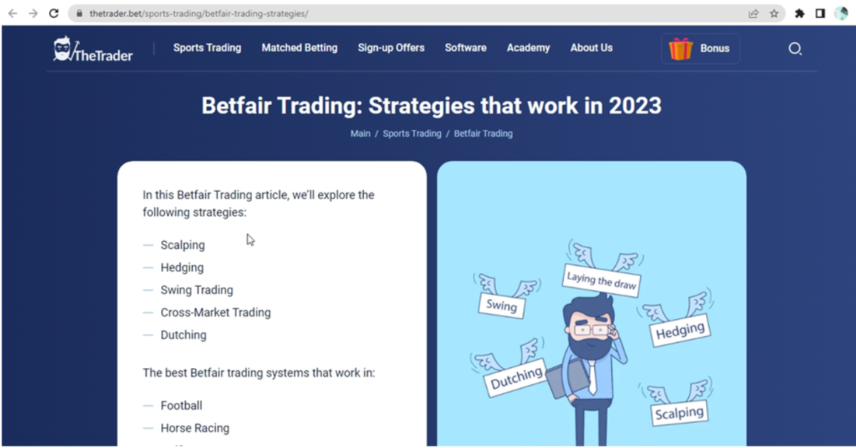 The Top 5 Most Popular Sport Trading Strategies on Betfair