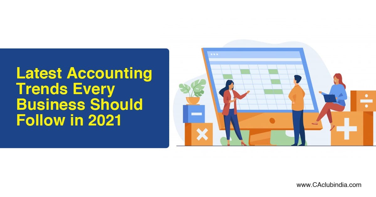 Latest Accounting Trends Every Business Should Follow in 2021