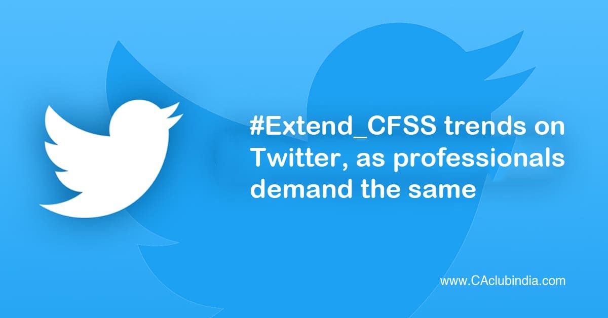  Extend_CFSS trends on Twitter, as professionals demand the same