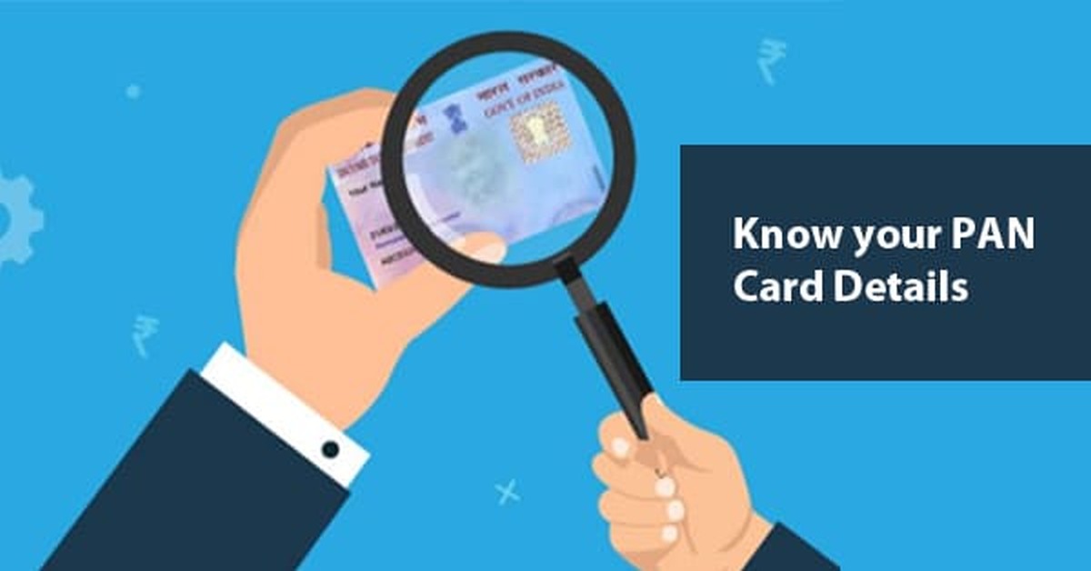 Know your PAN Card Details, Name, and DOB
