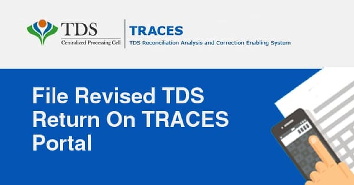 How to file a revised TDS return on TRACES Portal 