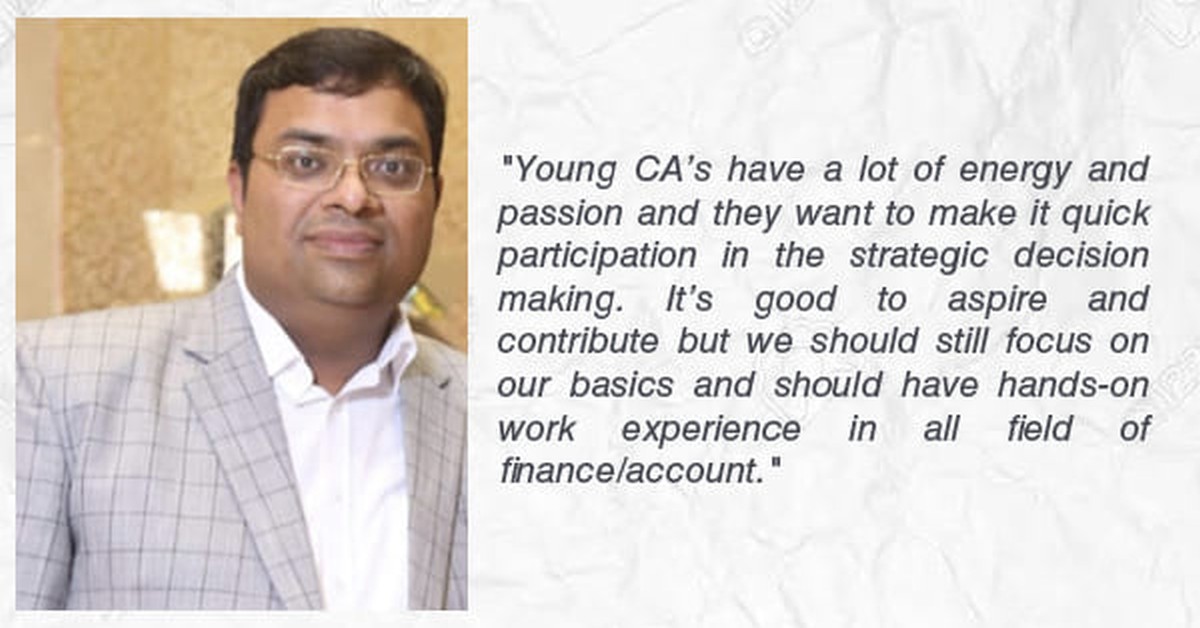 CCI in an exclusive talk with Ameet Guptaa   CFO- Hexagon Private Limited