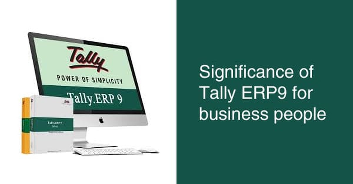 Significance of Tally ERP9 for business people