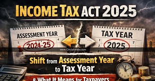 Income Tax Act 2025: Shift from Assessment Year to Tax Year & What It Means for Taxpayers