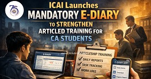 ICAI Launches Mandatory E-Diary to Strengthen Articled Training for CA Students