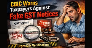CBIC Warns Taxpayers Against Fake GST Notices, Urges DIN Verification
