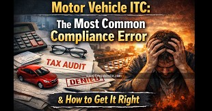 Motor Vehicle ITC: The Most Common Compliance Error & How to Get It Right
