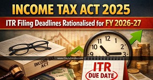Income Tax Act 2025: ITR Filing Deadlines Rationalised for FY 2026-27