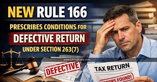 New Rule 166 Prescribes Conditions for Defective Return Under Section 263(7)
