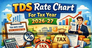 TDS Rate Chart For Tax Year 2026-27: With Revised Section Codes in Challans