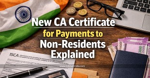 New CA Certificate for Payments to Non-Residents Explained