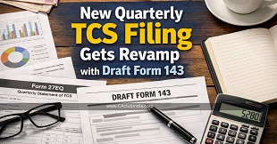 New Quarterly TCS Filing Gets Revamp with Draft Form 143