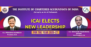 ICAI elects New Torchbearers for the year 2026-27