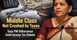 Middle Class Not Crushed by Taxes, Says FM Sitharaman Amid Income Tax Debate