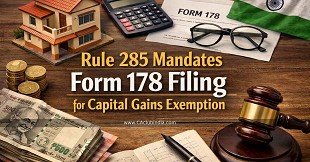 Rule 285 Mandates Form 178 Filing for Capital Gains Exemption