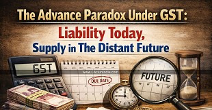 The Advance Paradox Under GST: Liability Today, Supply in The Distant Future