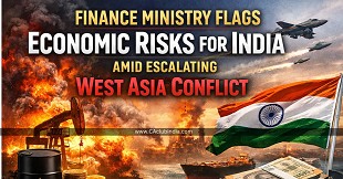 Finance Ministry Flags Economic Risks for India Amid Escalating West Asia Conflict