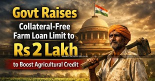 Govt Raises Collateral-Free Farm Loan Limit to Rs 2 Lakh to Boost Agricultural Credit