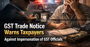GST Trade Notice Warns Taxpayers Against Impersonation of GST Officials